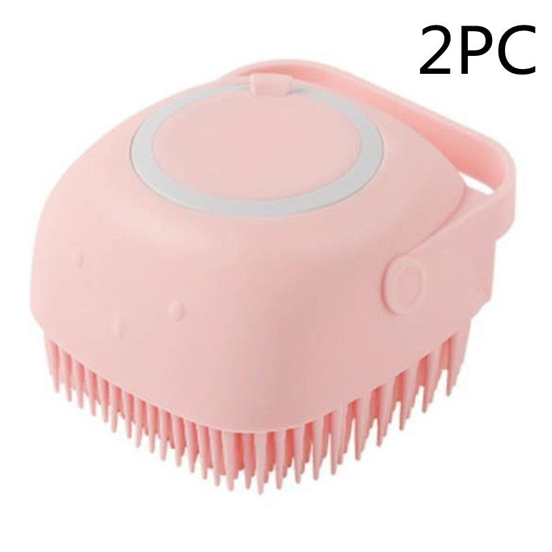2-in-1 Pet Bathing Brush & Massager – Dog & Cat Grooming Brush | PetPawy™