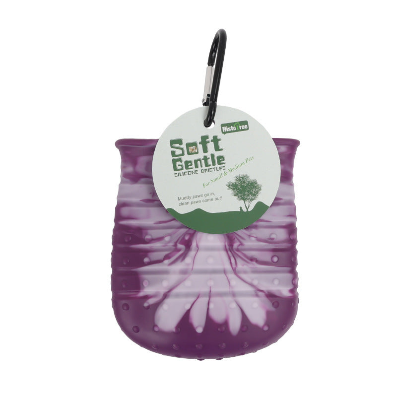2-in-1 Dog Paw Cleaner Cup – Portable Pet Paw Washer & Brush | PetPawy™