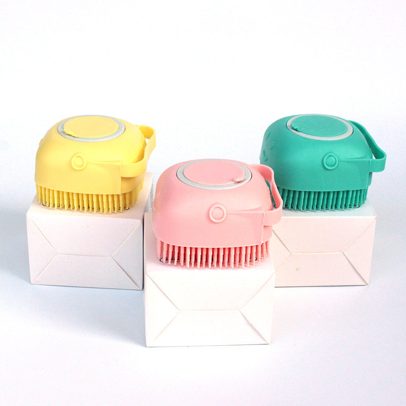 2-in-1 Pet Bathing Brush & Massager – Dog & Cat Grooming Brush | PetPawy™