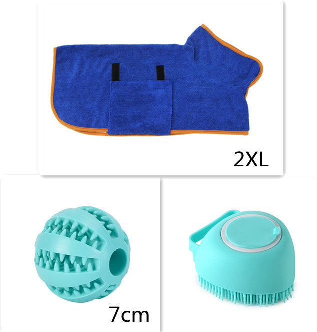 2-in-1 Pet Bathing Brush & Massager  – Dog & Cat Grooming Brush | PetPawy™