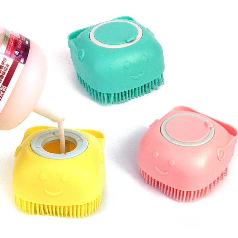 2-in-1 Pet Bathing Brush & Massager  – Dog & Cat Grooming Brush | PetPawy™