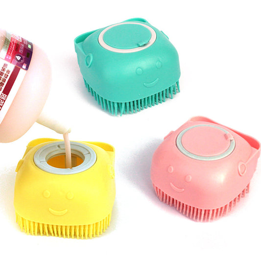 2-in-1 Pet Bathing Brush & Massager  – Dog & Cat Grooming Brush | PetPawy™